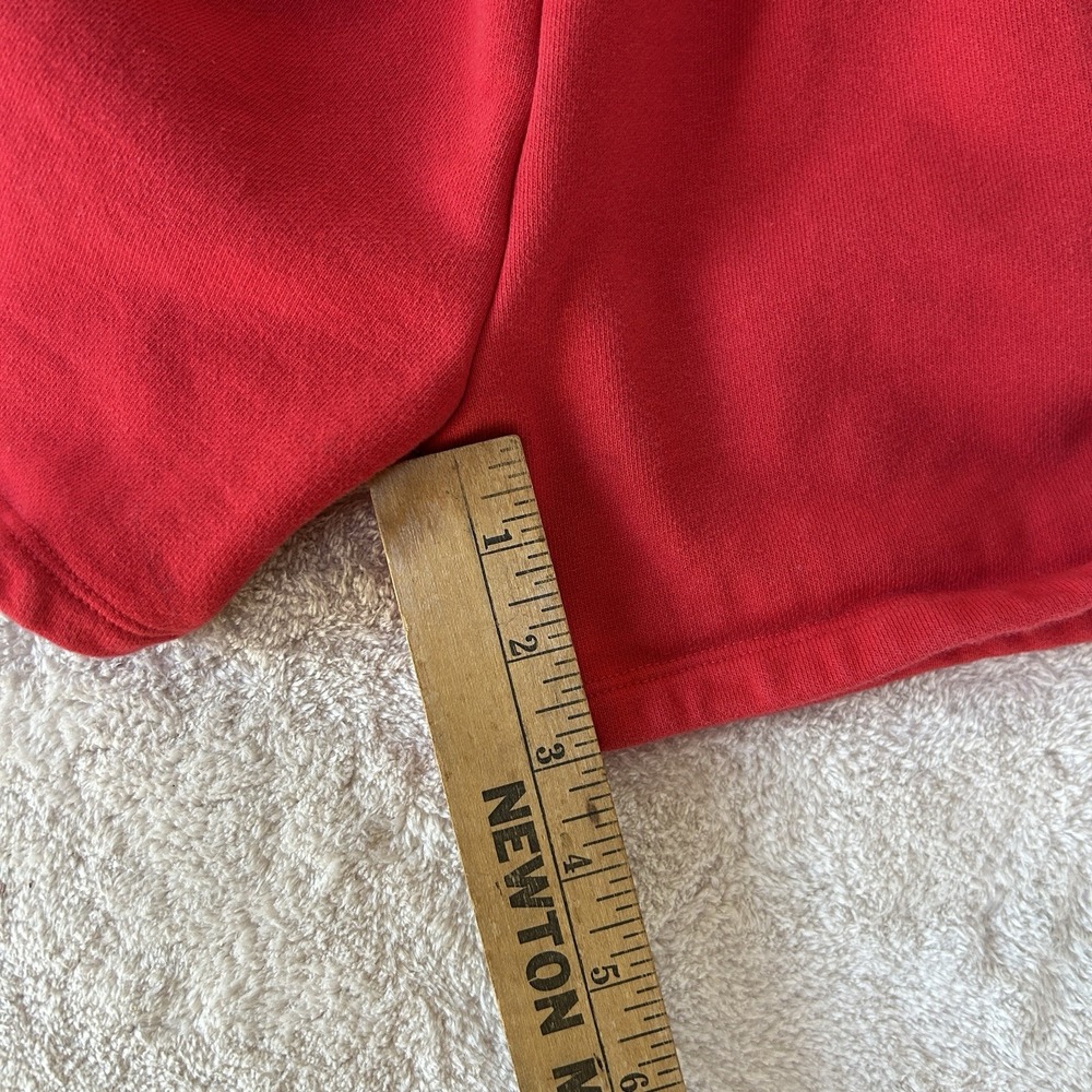 SET ACTIVE Shorts Womens Small Red Fleece Sweat Elastic Waist Soft Lounge USA - Picture 6 of 7